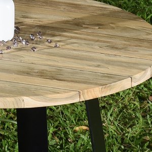 Table basse métal teck recyclé d80 orsay