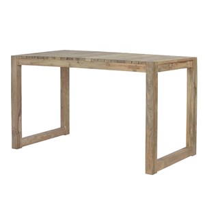 Table haute teck recyclé 180 cm toscagne