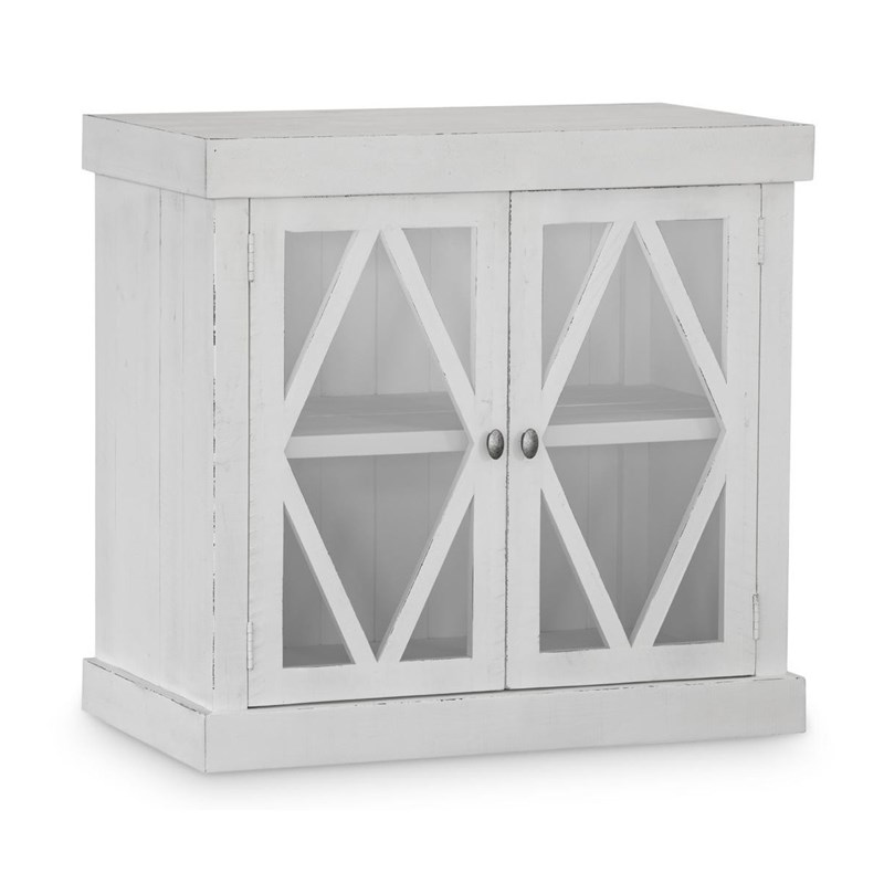 Décoration d'autrefois - Buffet bois gris 91.5x46x91.5cm