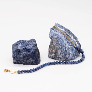Bracelet serena en pierres sodalite