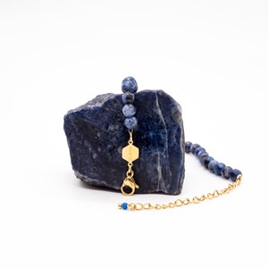 Bracelet serena en pierres sodalite
