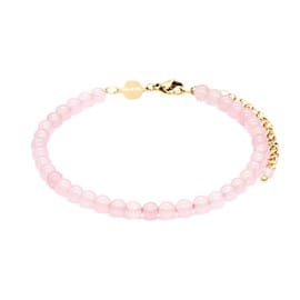 Bracelet serena pierres quartz rose