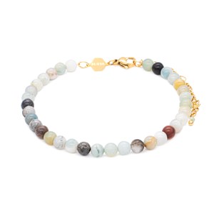 Bracelet serena en pierres amazonite