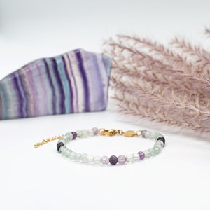 Bracelet serena en pierres fluorite