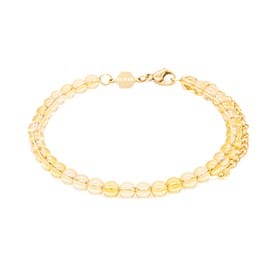 Bracelet serena en pierres citrine