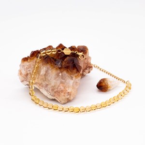 Bracelet serena en pierres citrine