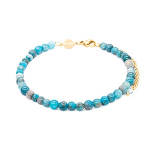 Bracelet serena en pierres apatite