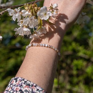 Bracelet serena pierres agate botswana
