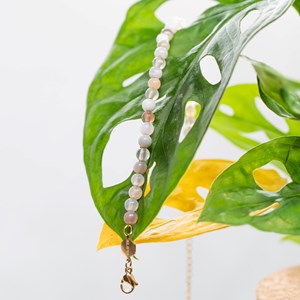 Bracelet serena pierres agate botswana