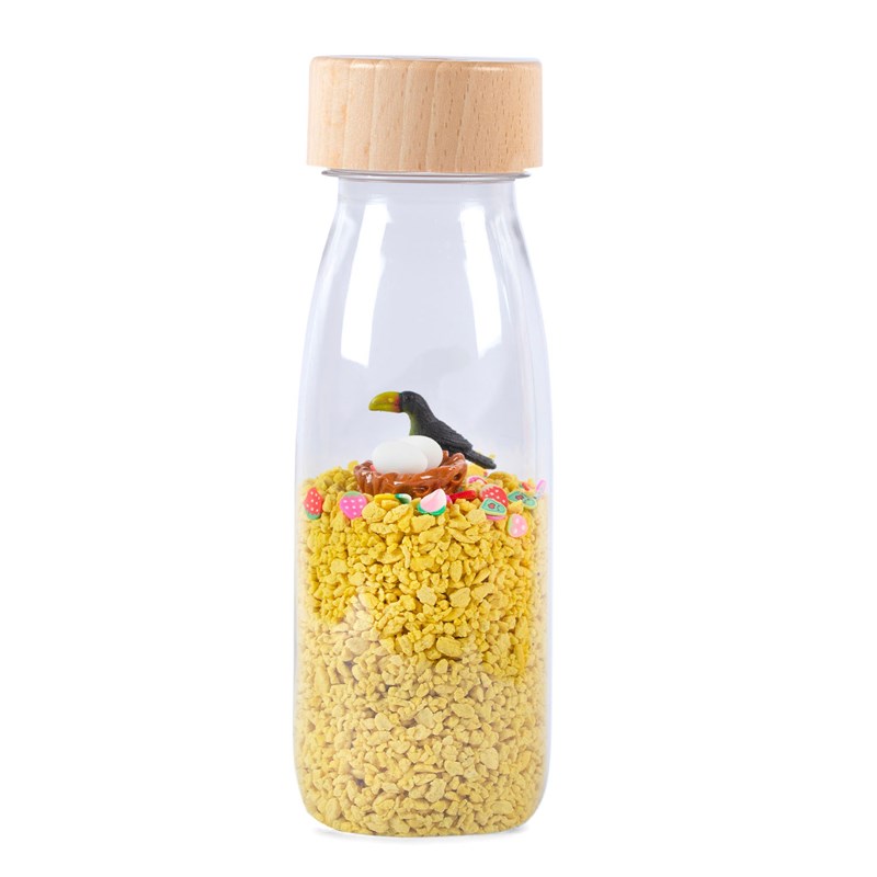 Bouteille sensorielle sound toucan