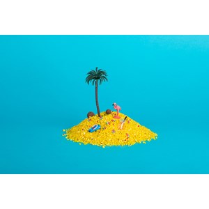 Bouteille sensorielle spy flamant rose