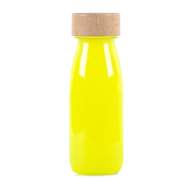 Bouteille sensorielle float fluo jaune