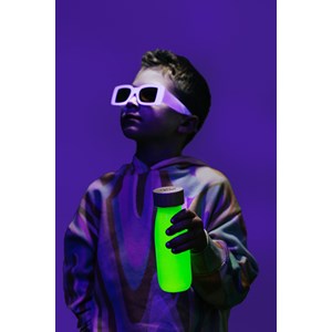 Bouteille sensorielle float fluo jaune