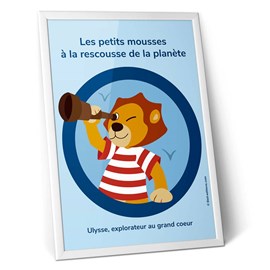 Affiche petits mousses - ulysse le lion