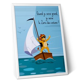 Affiche nature - zorro des océans