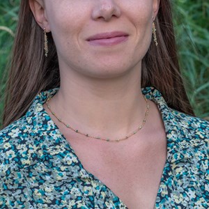 Boucles d'oreilles bianca turquoise