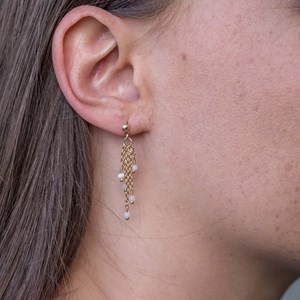 Boucles d'oreilles bianca de lune