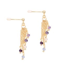 Boucles d'oreilles bianca fluorite