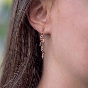 Boucles d'oreilles bianca tourmaline