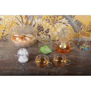 Sucrier avec cuillère acrylique