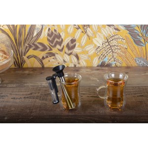 Tasses à thé double paroi avec anse - lot de 2