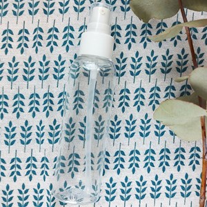 Flacon 100 ml transparent avec pompe cr?