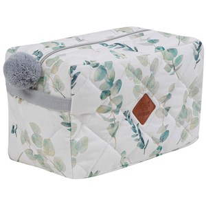 Trousse de toilette en coton, eucalyptus