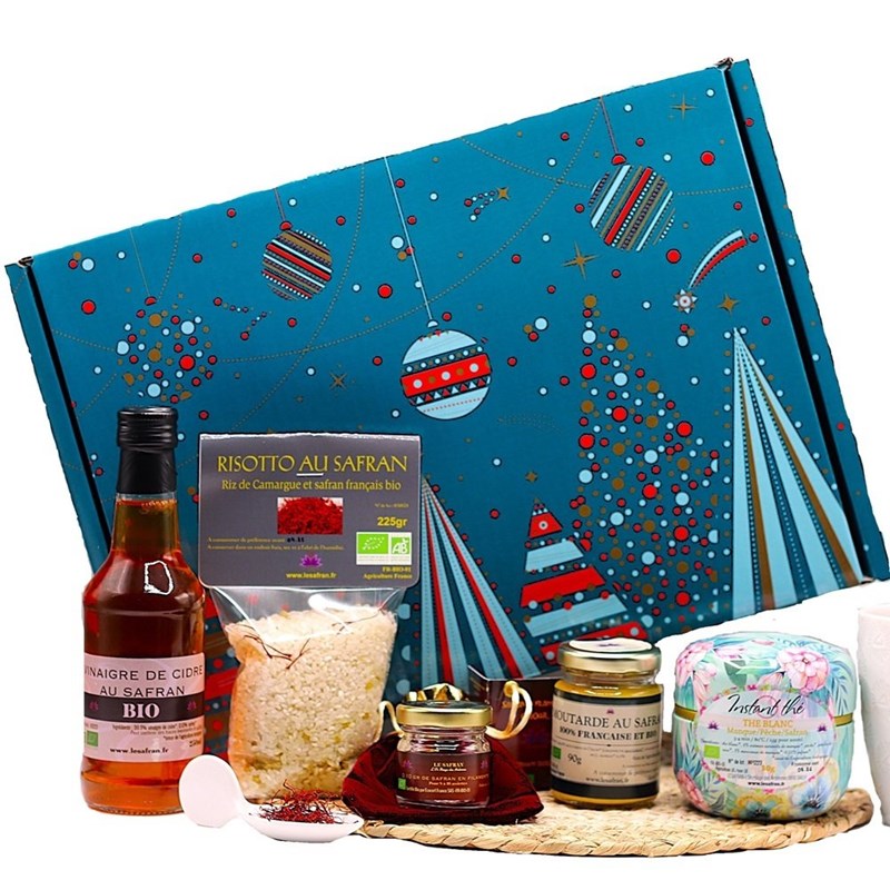 Coffret noel charme du safran bio
