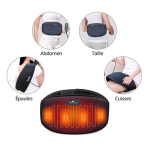 Ceinture lombaire chauffante massante