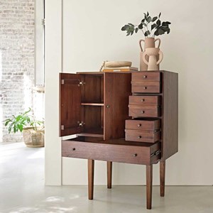 Commode en bois de mindi