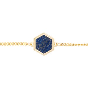Collier hexalia en pierres lapis-lazuli