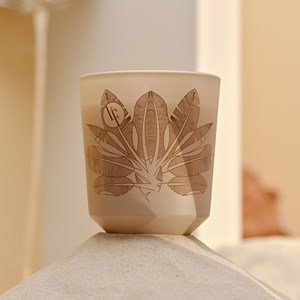 Bougie parfumée 35h musc d'argile