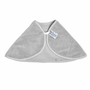 Bavoir épaule gaze coton bambou gris