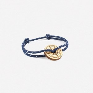Bracelet bleu et blanc