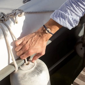 Bracelet bleu et blanc
