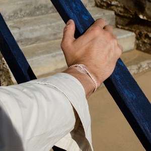 Bracelet blanc et rose