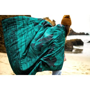 Couverture doublée polaire - vert