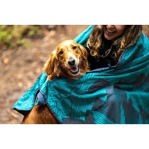 Couverture doublée polaire - vert