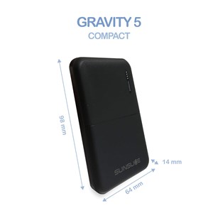 Batterie externe - powerbank -gravity 5