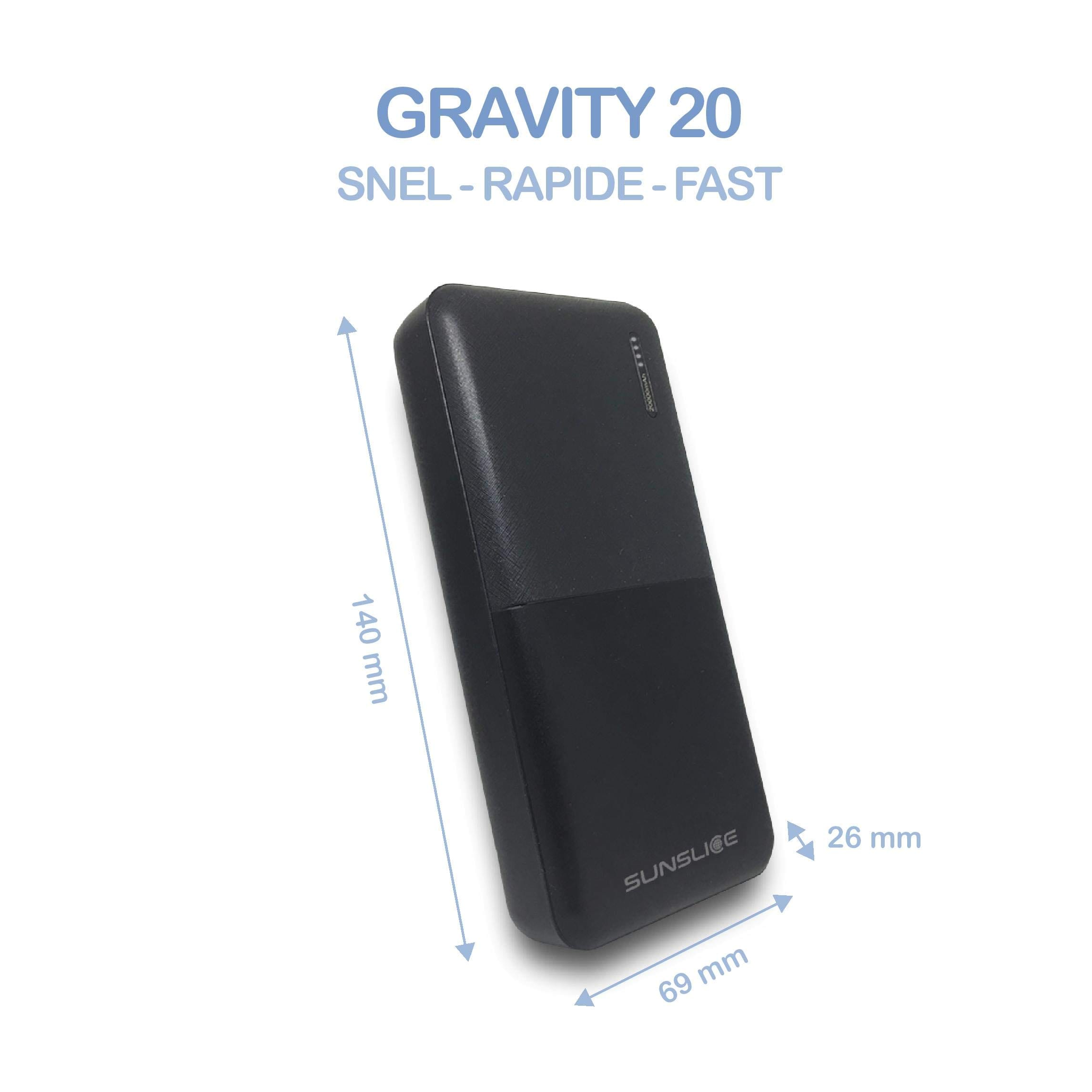 Batterie externe - powerbank -gravity 20