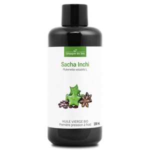 Huile de sacha inchi bio - 200ml - fraîcheur garantie oxycert® - vierge & de 1??
