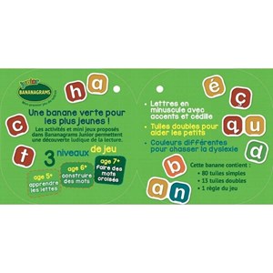 Bananagrams junior mon jeu de lettres