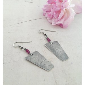 Boucles d'oreilles ethniques rubi