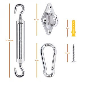 Kit de fixation en acier inoxydable