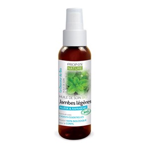 Huile de soin bio - jambes legeres