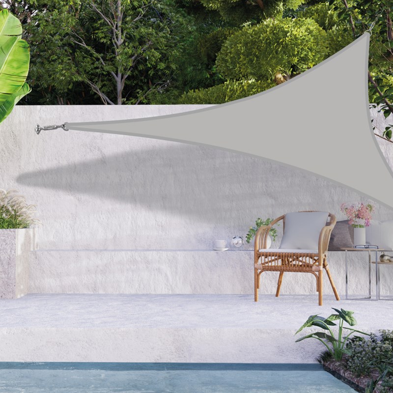 Linxor - Voile d'ombrage triangulaire - 5x5x5m