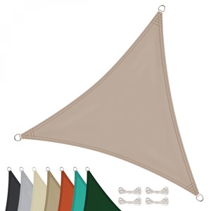 Voile d'ombrage triangulaire - 4x4x4m
