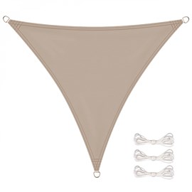 Voile d'ombrage triangulaire - 3x3x3m