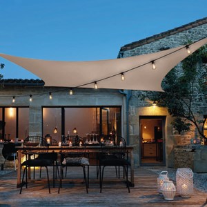 Voile d'ombrage rectangulaire - 3x5m