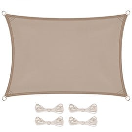 Voile d'ombrage rectangulaire - 2x3m